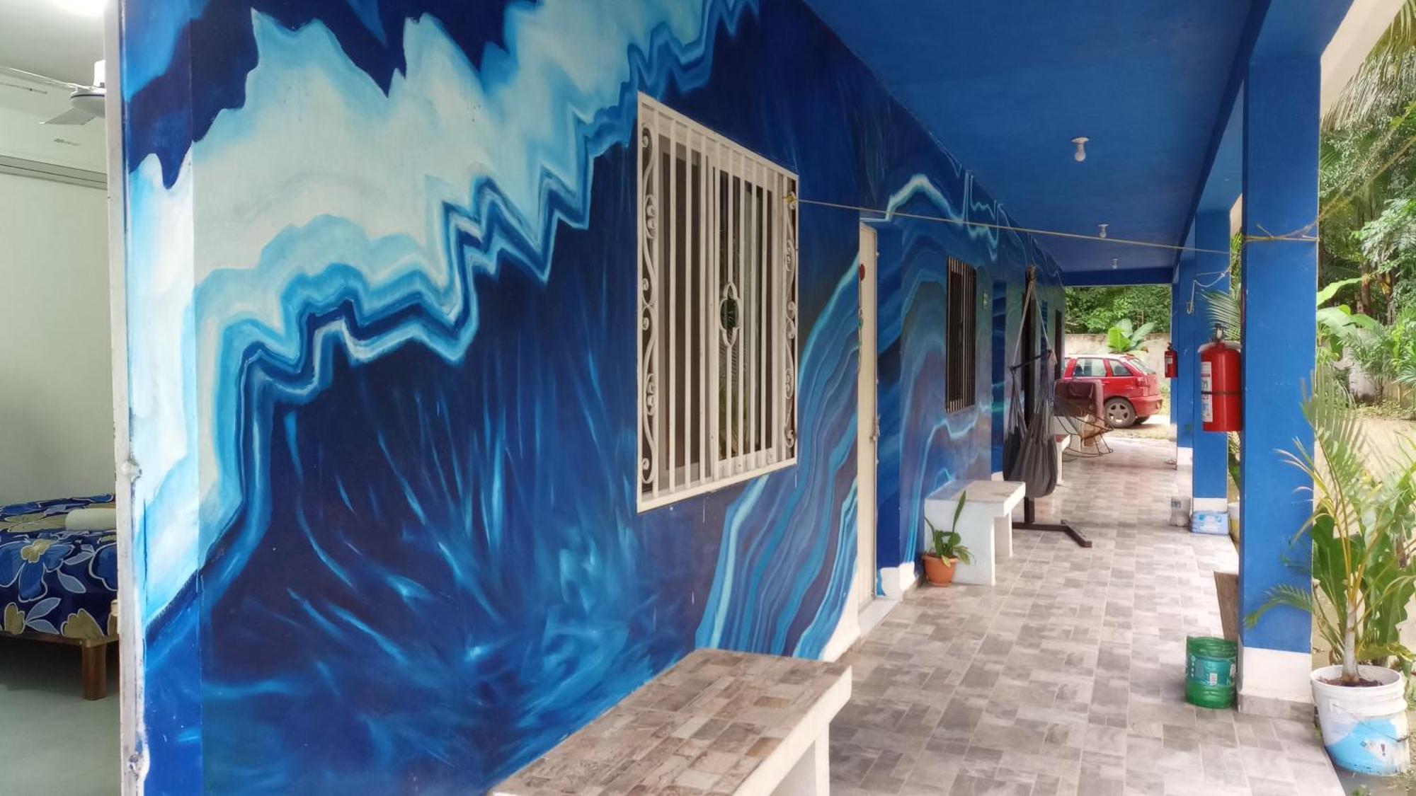Blue Hotel Bacalar Bilik gambar